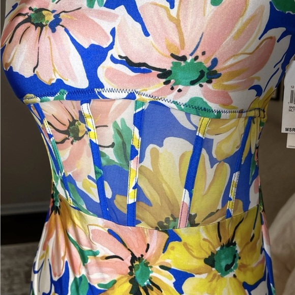 Sunshine 79 Sunflower Getaway Bandeau One Piece Swimsuit Size 12 New - Picture 9 of 12